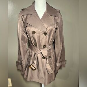 Michael Kors Double-Breasted Trench Coat - Taupe